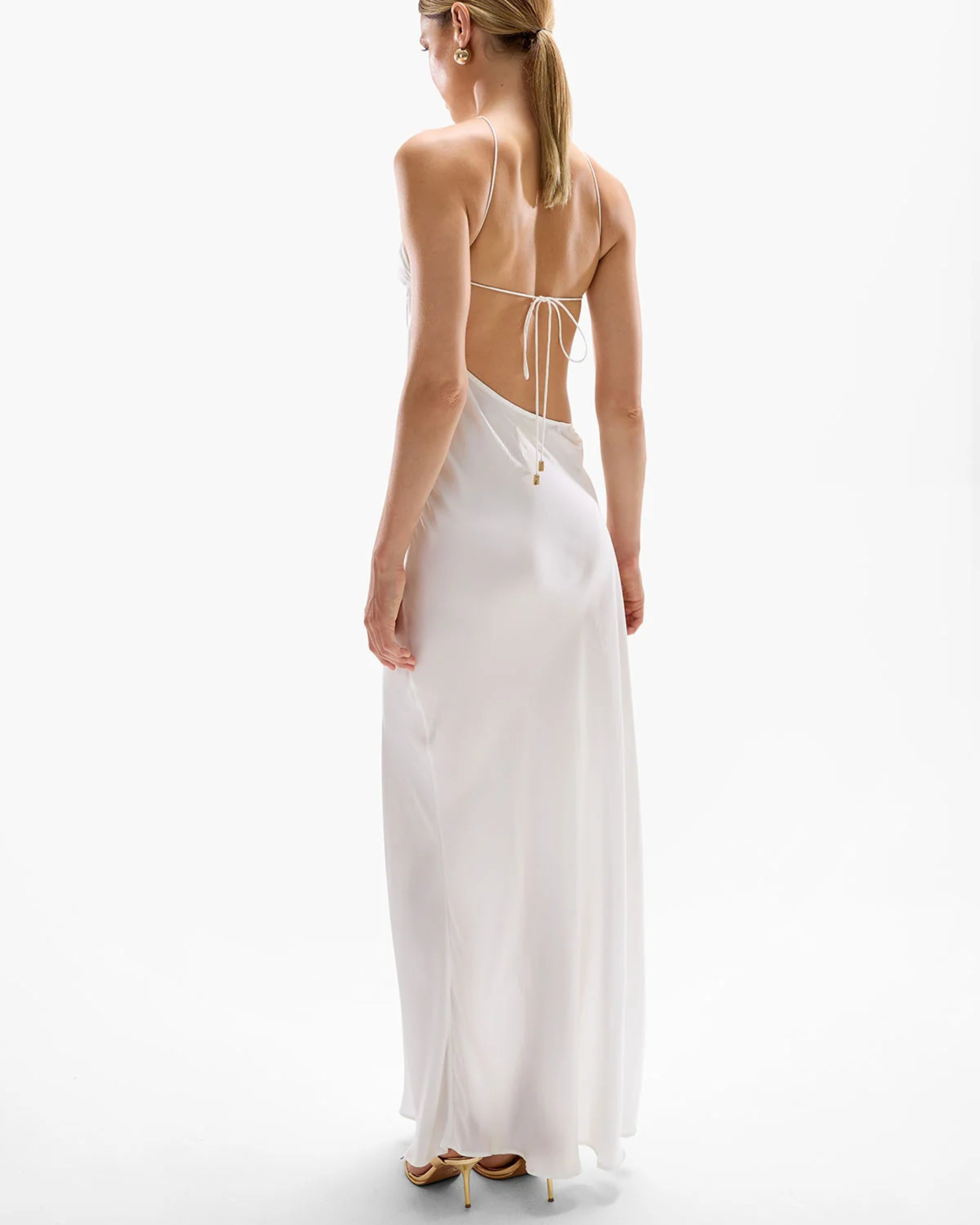 Cin Cin VILLA ORCHID MACI DRESS WHITE | (RRP: $420)