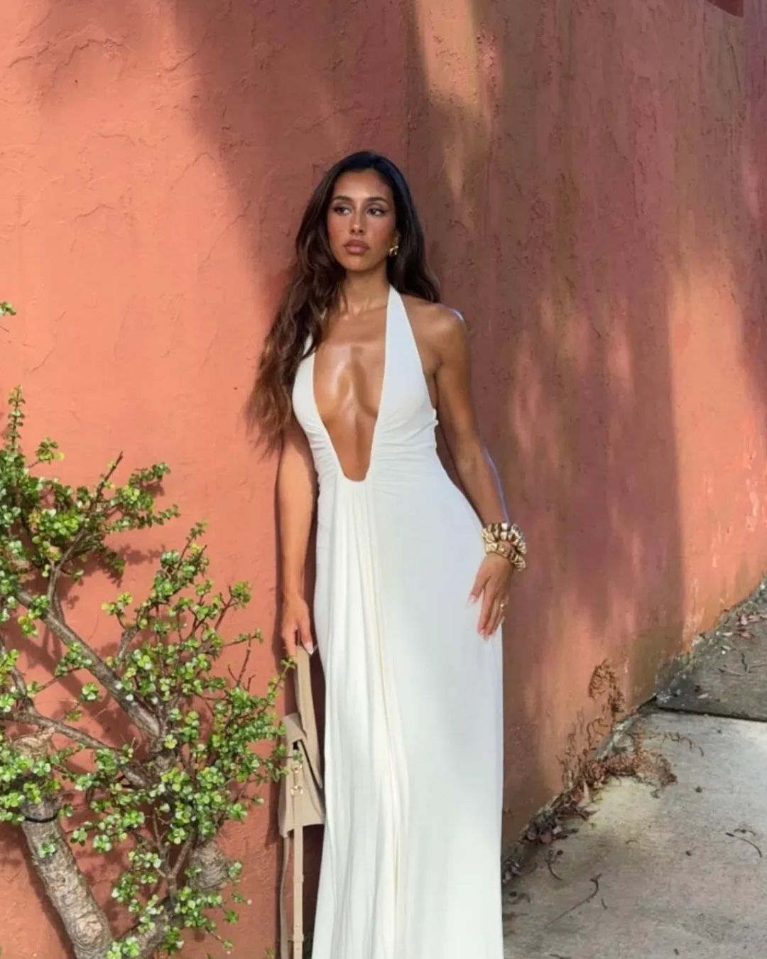 MISHA JENNIFER CUPRO MAXI DRESS | (RRP: $380)
