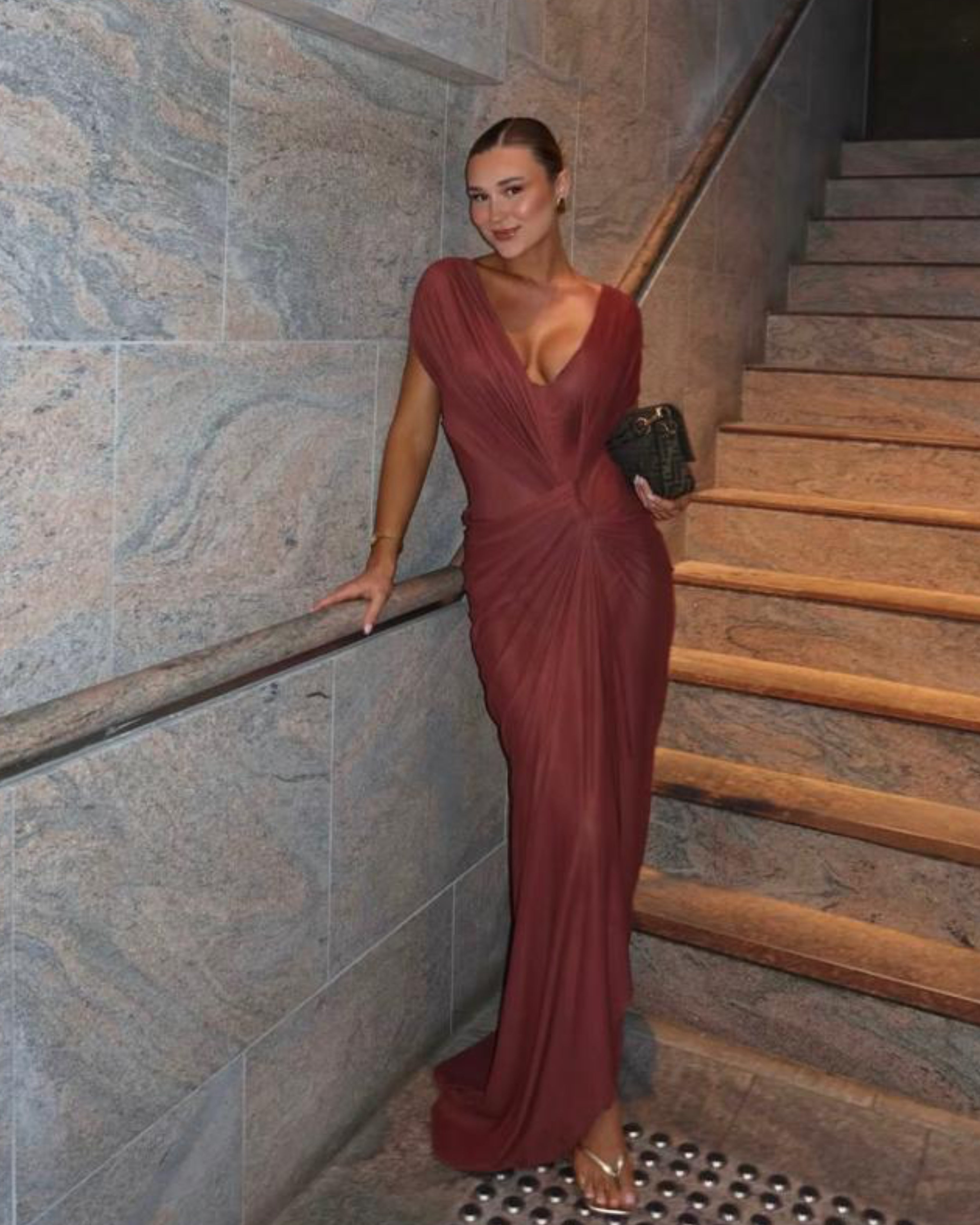 BEC & BRIDGE DRAPE MAXI DRESS | (RRP: $500)