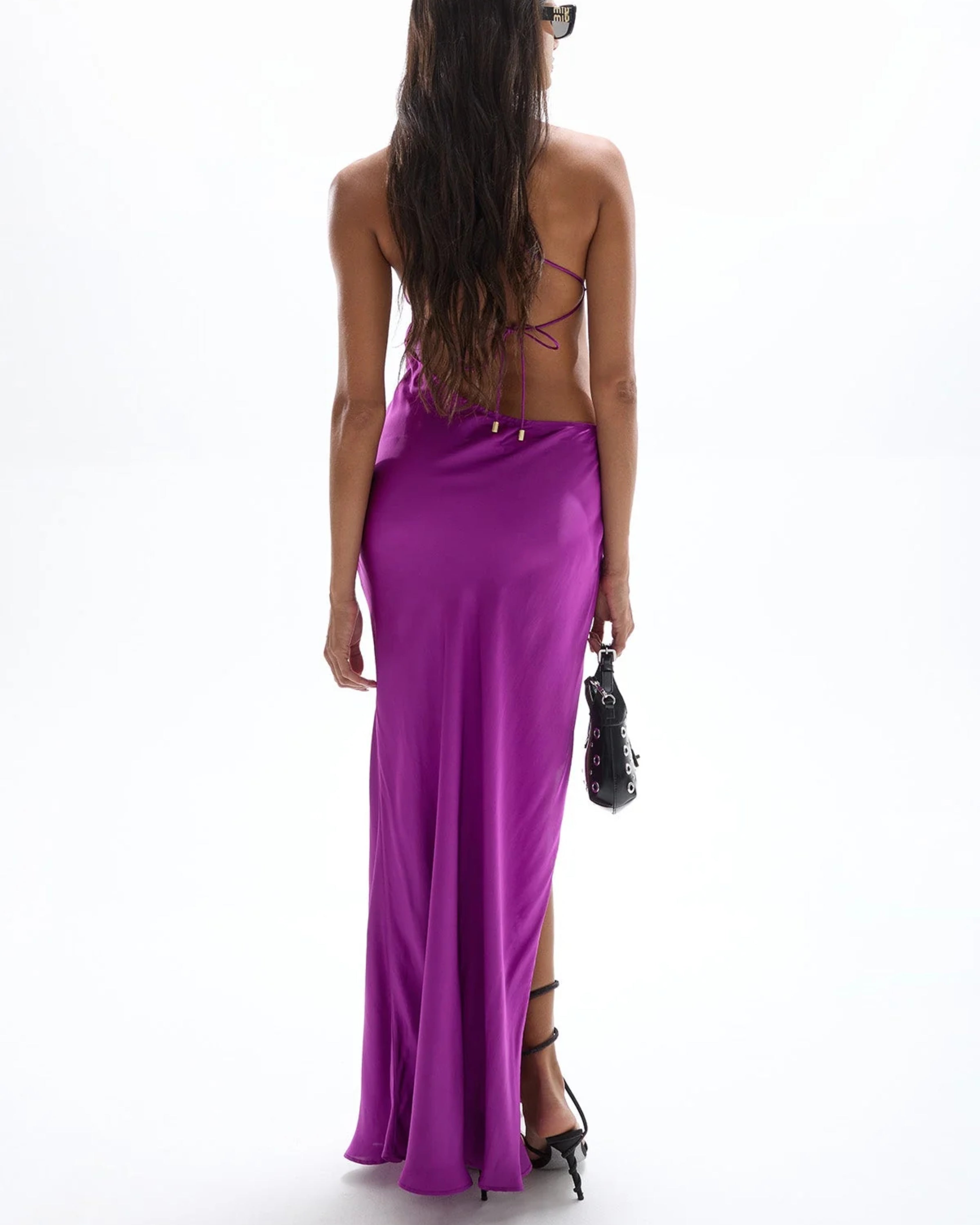 CIN CIN VILLA BUTTERFLY MAXI DRESS IRIS | (RRP: $420)