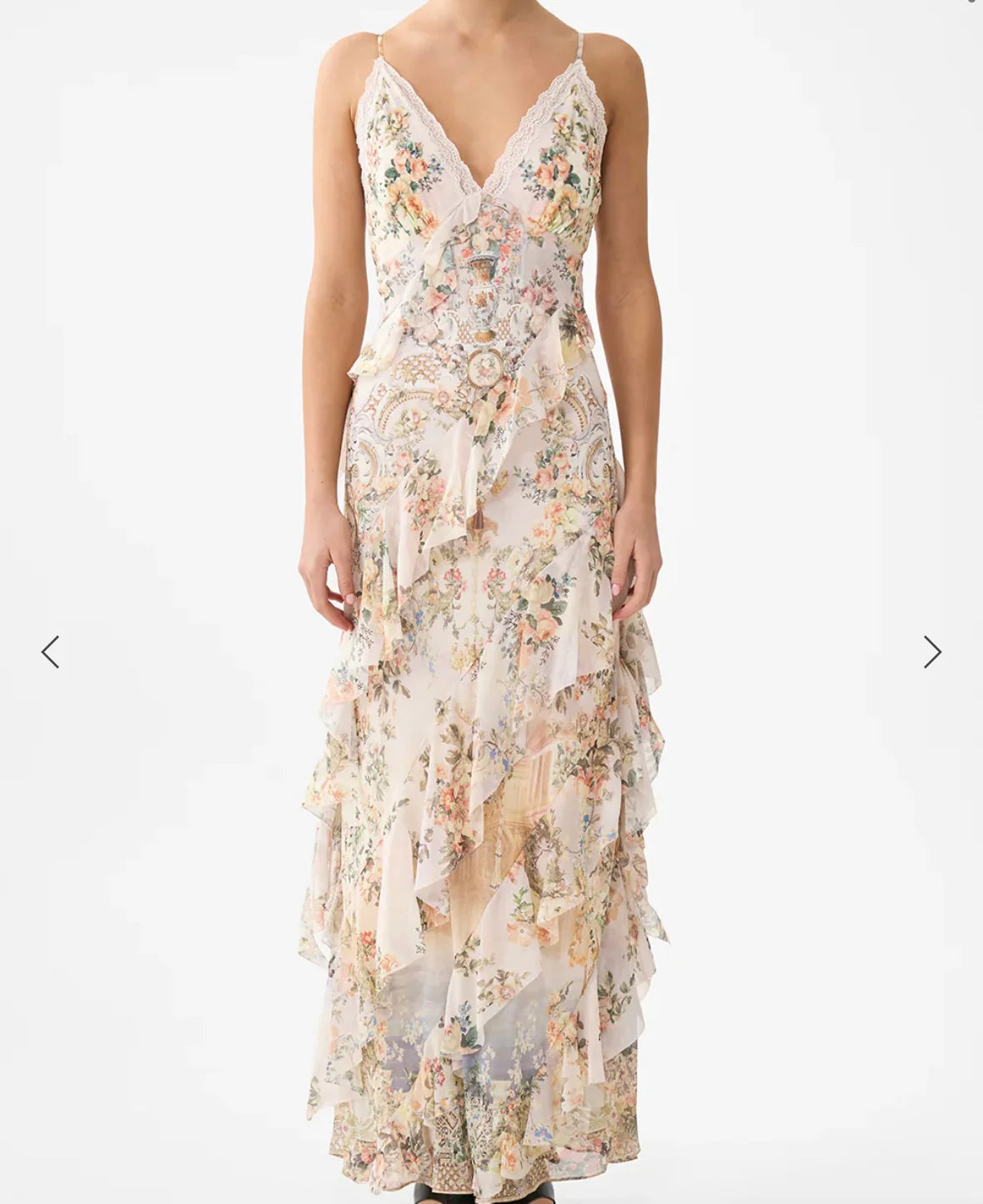 Camilla Ruffle Slip Dress