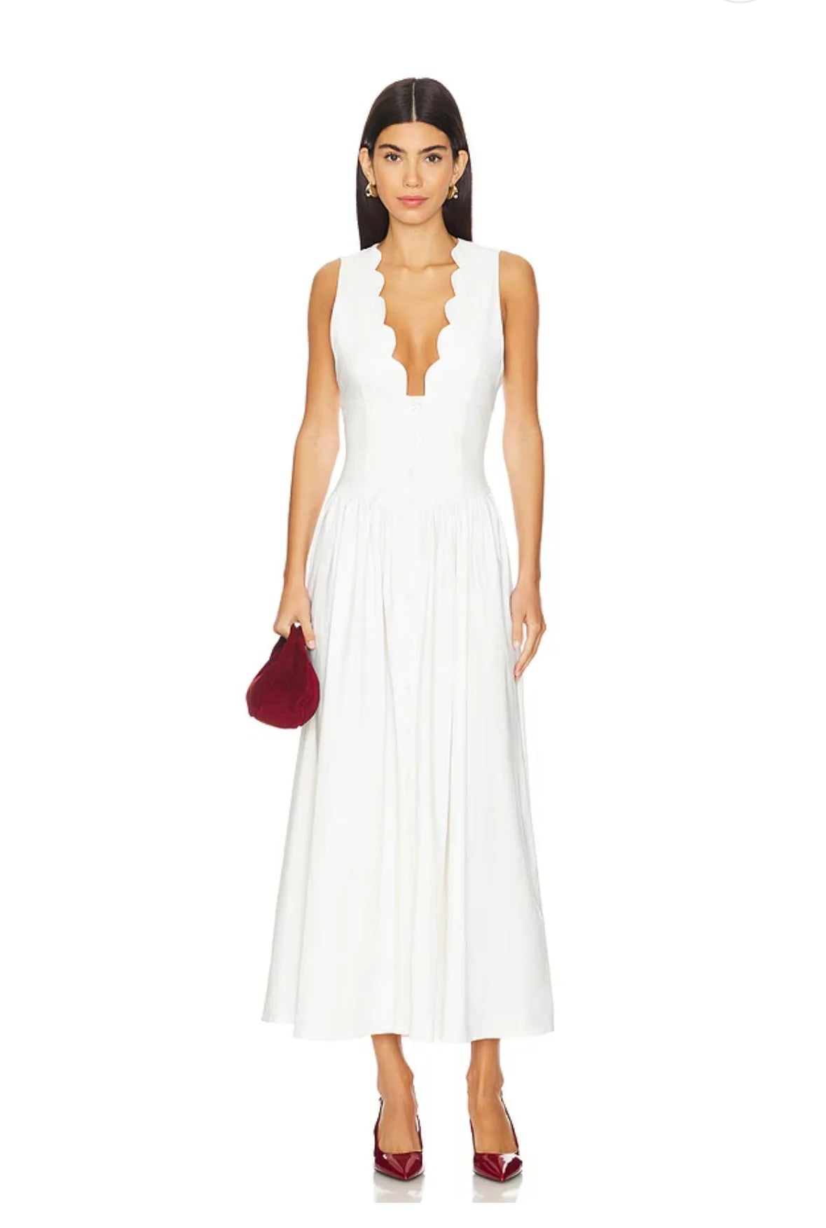WeWoreWhat Scallop Dress