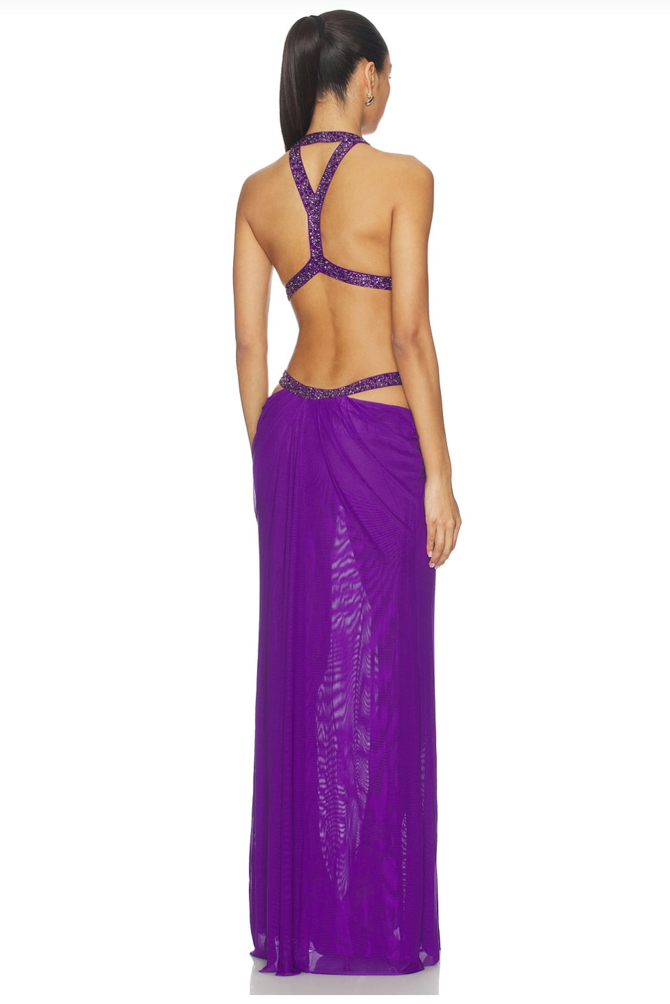 6am cut out maxi dress